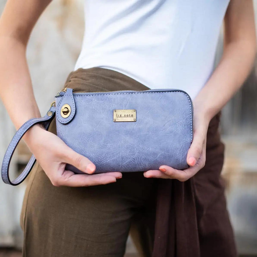 Liz Soto Handbag | Tina Crossbody Cell phone wristlet