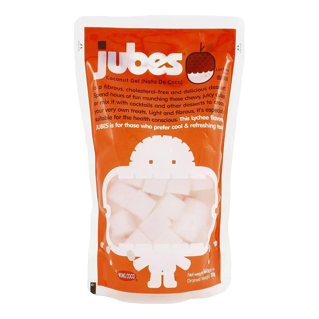 Jubes Coconut Gel Candy Lychee Jubes Coconut Gel Candy