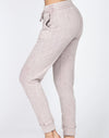 M. Rena Ankle Length Mineral Wash Lounge Joggers