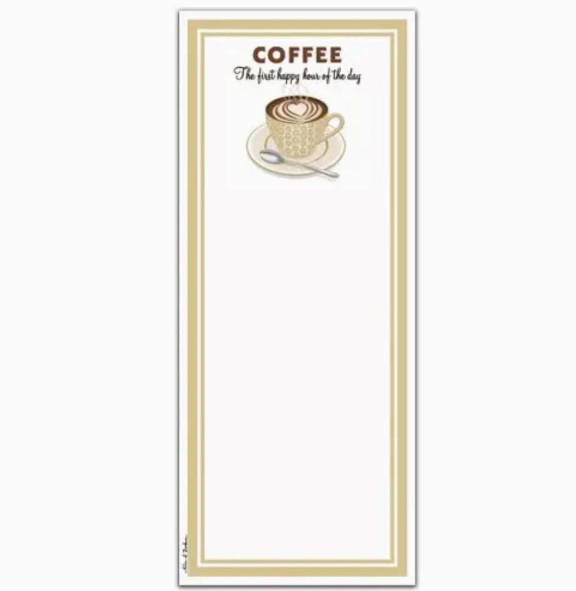 Magnetic Note Pad | Coffee