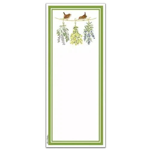 Magnetic Note Pad | Hanging Herb Magnetic Note Pad | Hanging Herb