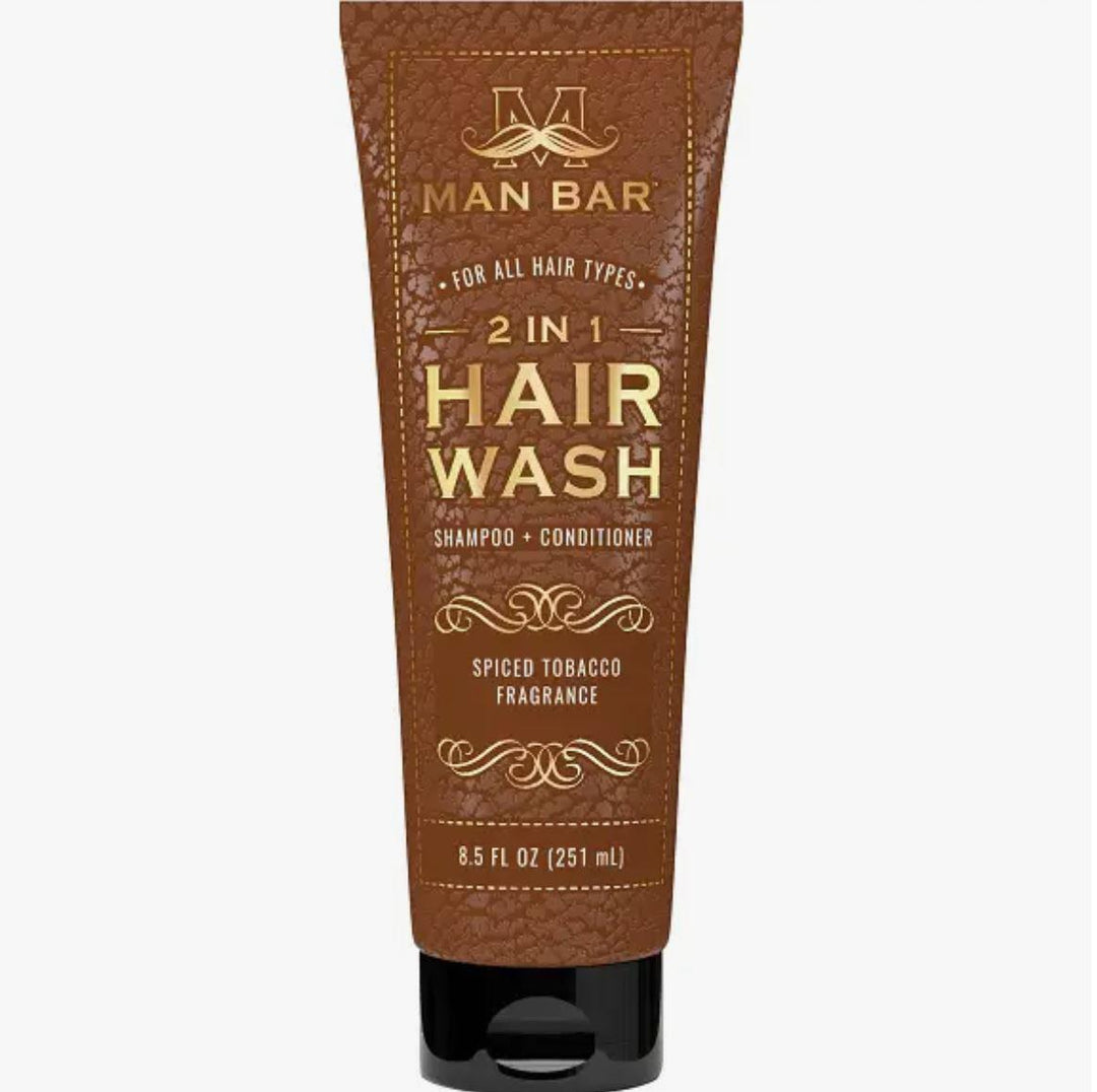 Man Bar 2 in 1 Hair Wash | Spiced Tobacco