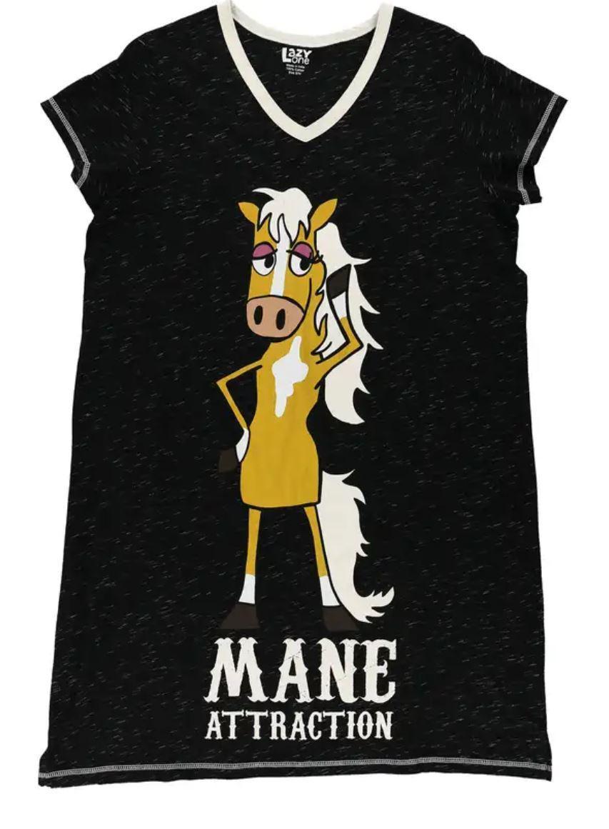 Mane Attraction Horse Sleep Nightshirt Mane Attraction Horse Sleep Nightshirt