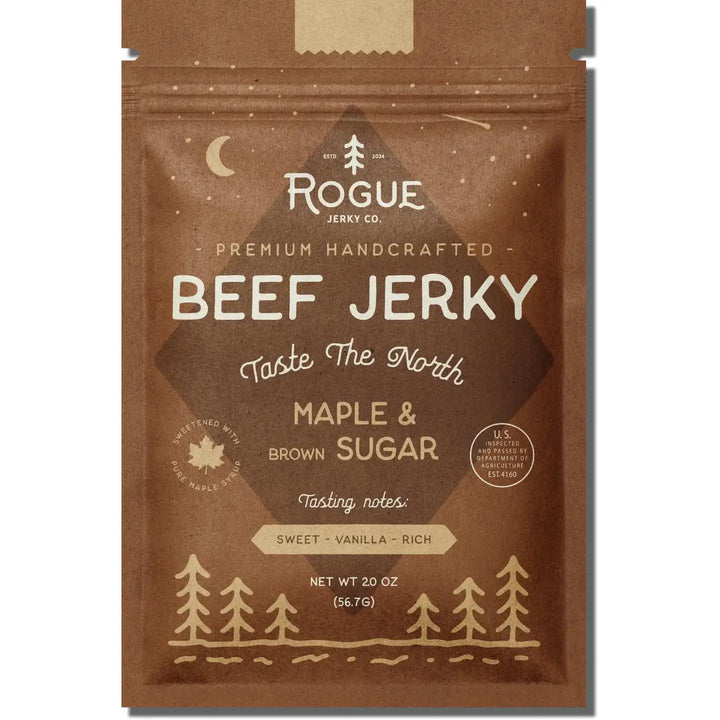 Rogue Jerky Co. Maple & Brown Sugar Beef Jerky Rogue Jerky Co.