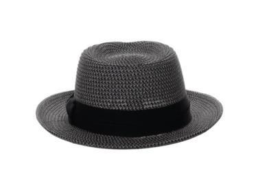 Marton Paper Braid C-Crown Fedora | Black