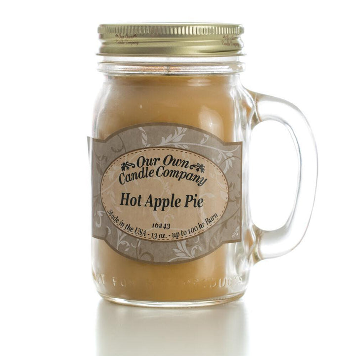 Mason Jar Candle | Hot Apple Pie Mason Jar Candle | Hot Apple Pie