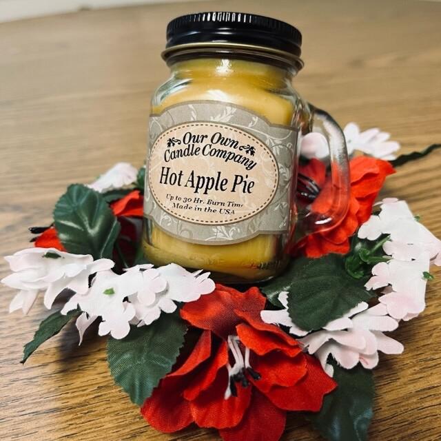 Mason Jar Candle | Hot Apple Pie Mason Jar Candle | Hot Apple Pie