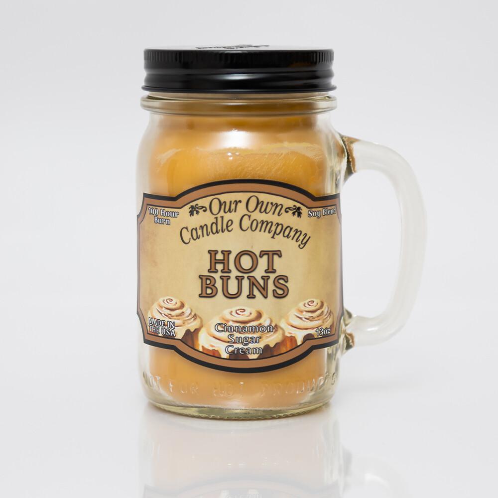 Mason Jar Candle | Hot Buns Cinnamon Mason Jar Candle | Hot Buns Cinnamon