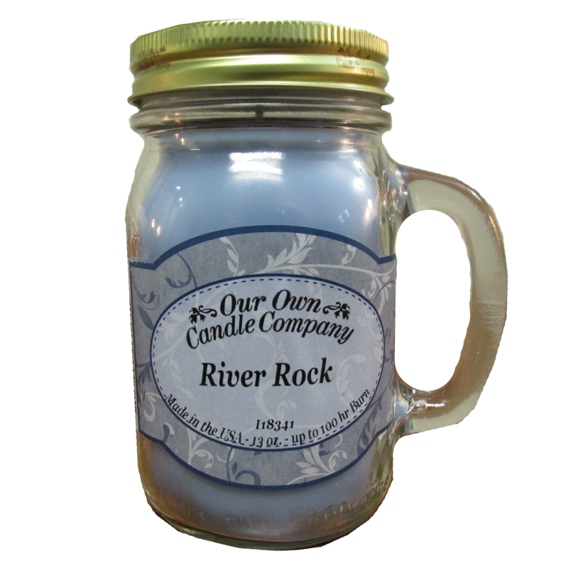 Mason Jar Candle | River Rock