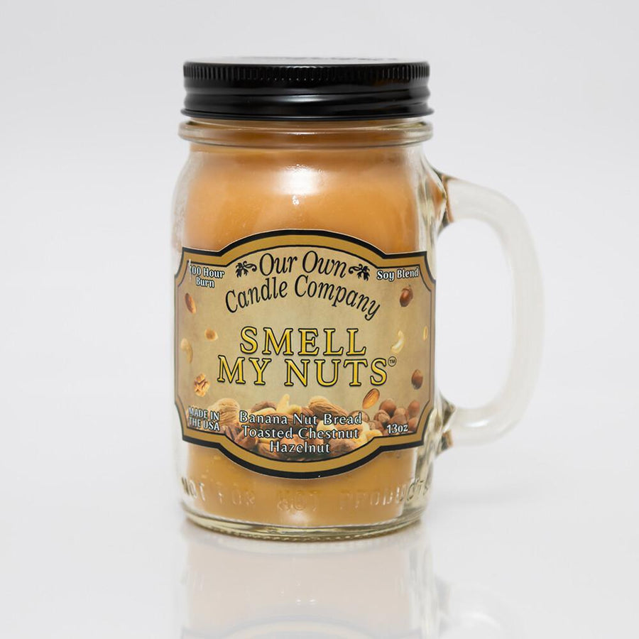 Mason Jar Candle | Smell My Nuts Mason Jar Candle | Smell My Nuts