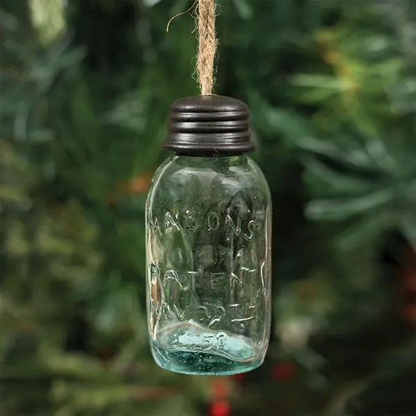 Mason Jar Hanging Christmas Ornament