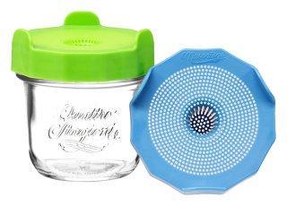 Masontops Bean Screen Sprouting Lids for Wide Mouth Masontops Bean Screen Sprouting Lids for Wide Mouth