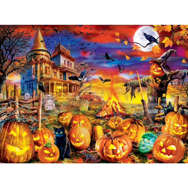 Masterpieces Puzzles Halloween Glow in the Dark - the Pumpkin King 100 Pc Puzzle