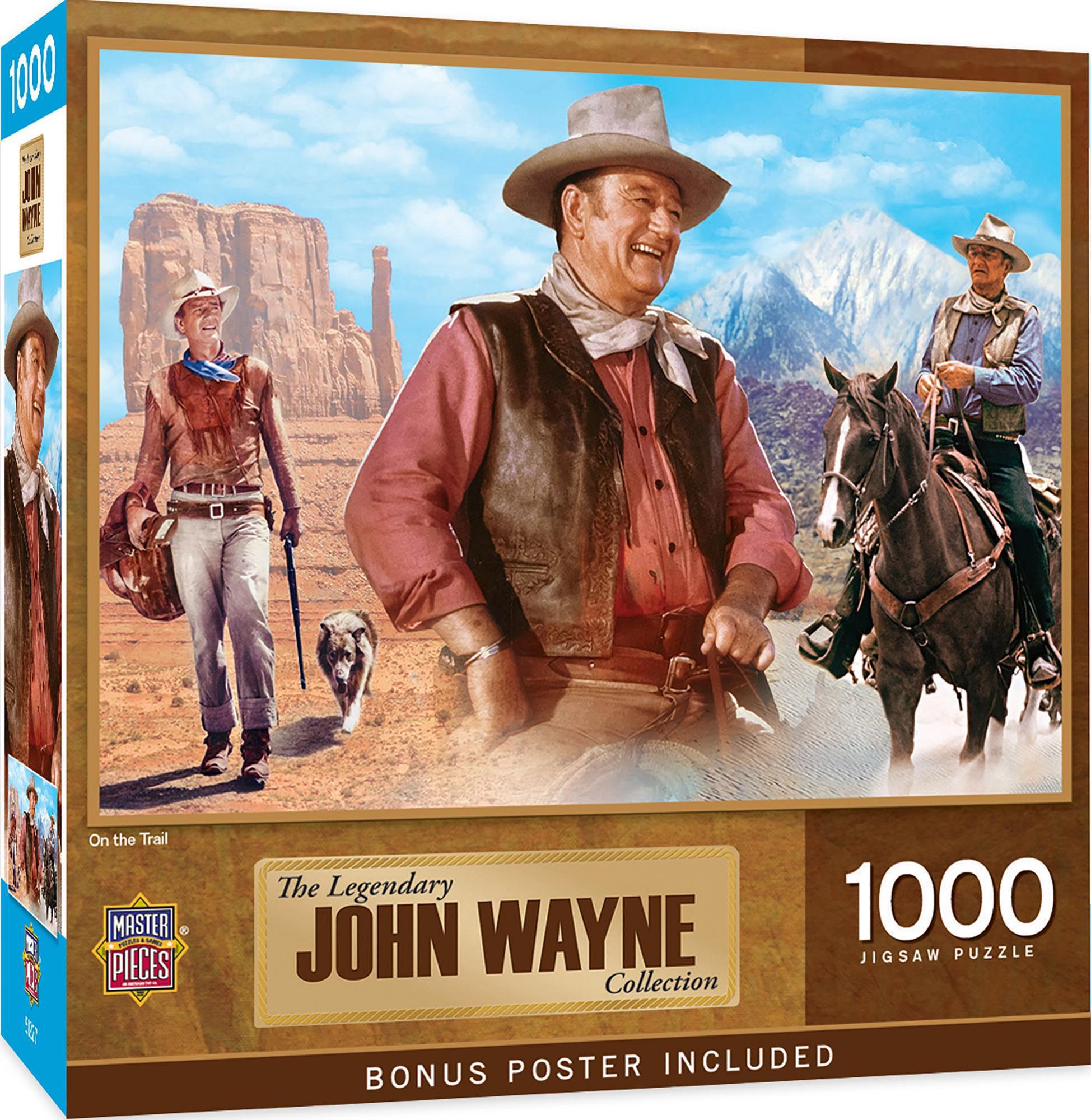 Masterpieces Puzzles John Wayne Collection - On the Trail 1000 Piece Puzzle