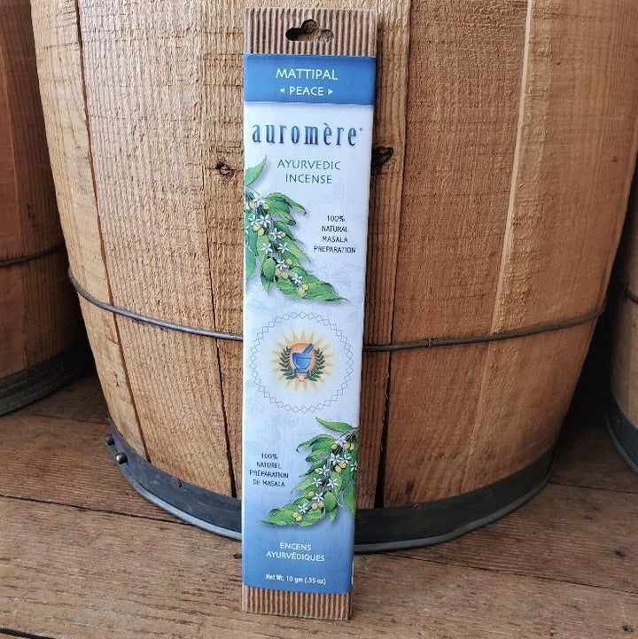 Auromere Ayurvedic Incense Mattipal (Peace) Auromere Ayurvedic Incense