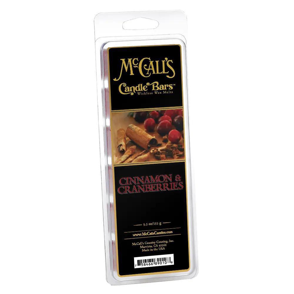 McCall's Candle Bar Wax Melt | Cinnamon & Cranberries McCall's Candle Bar Wax Melt | Cinnamon & Cranberries