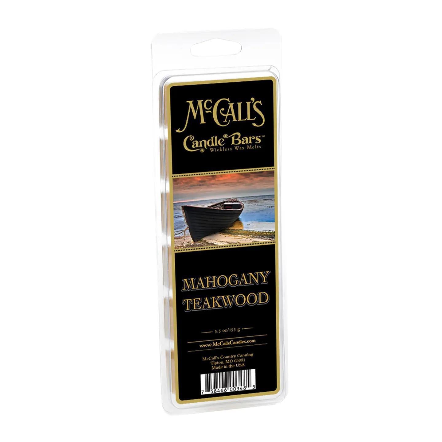 McCall's Candle Bar Wax Melt | Mahogany Teakwood McCall's Candle Bar Wax Melt | Mahogany Teakwood