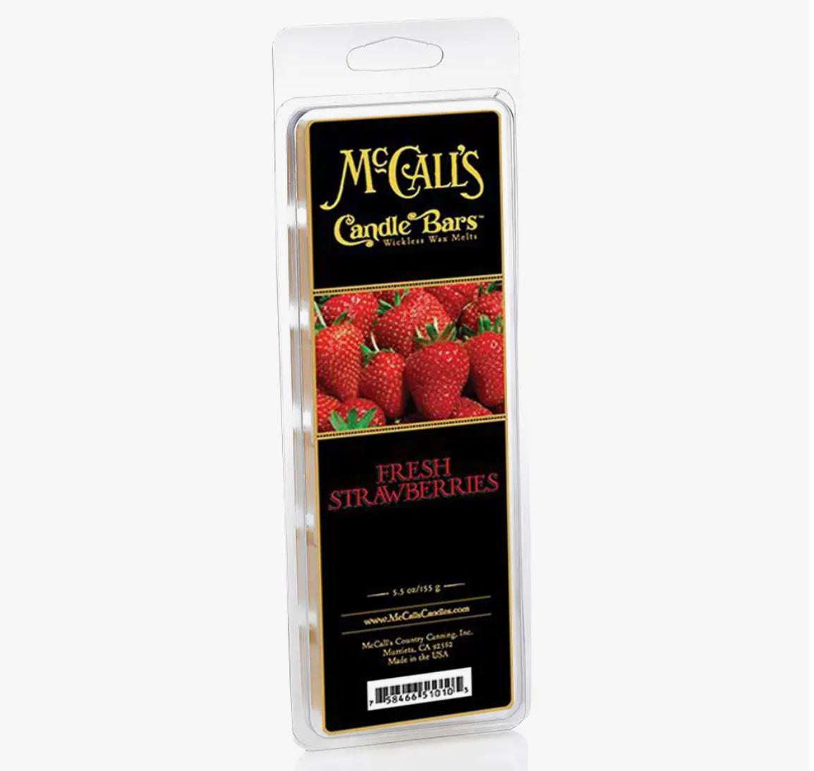 McCall's Candle Bars Wax Melts | Fresh Strawberries