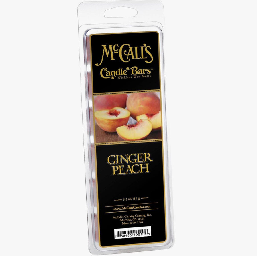 McCall's Candle Bars Wax Melts | Ginger Peach McCall's Candle Bars Wax Melts | Ginger Peach