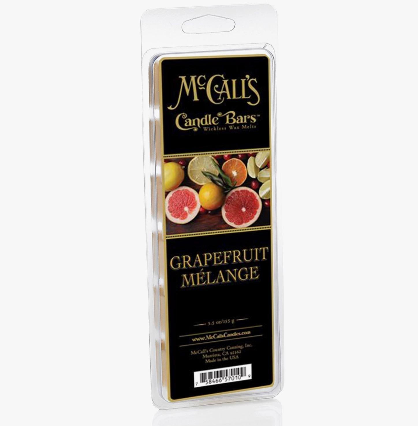 McCall's Candle Bars Wax Melts | Grapefruit Melange