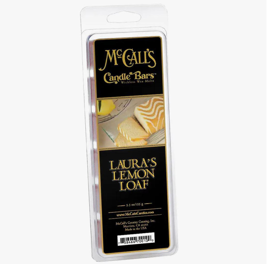 McCall's Candle Bars Wax Melts | Laura's Lemon Loaf McCall's Candle Bars Wax Melts | Laura's Lemon Loaf