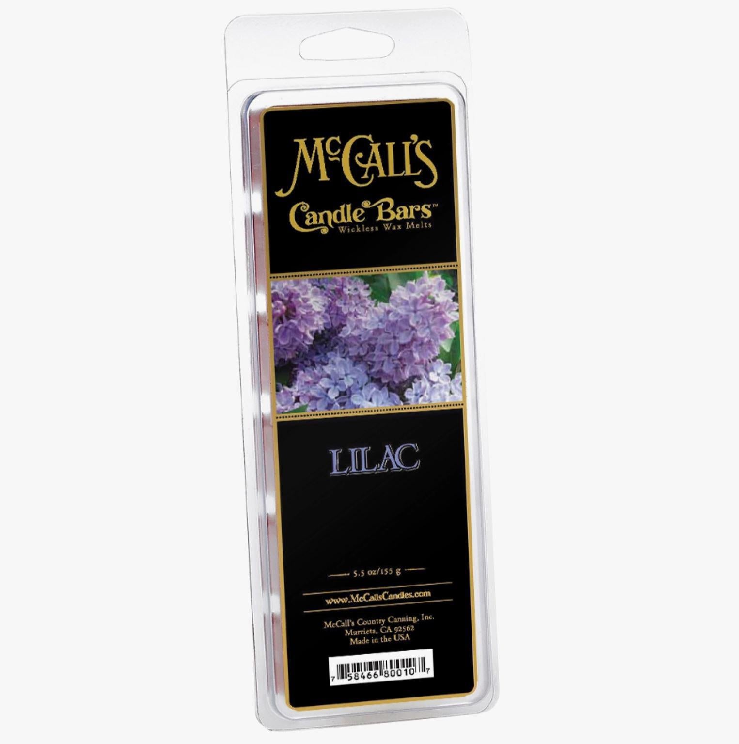 McCall's Candle Bars Wax Melts | Lilac