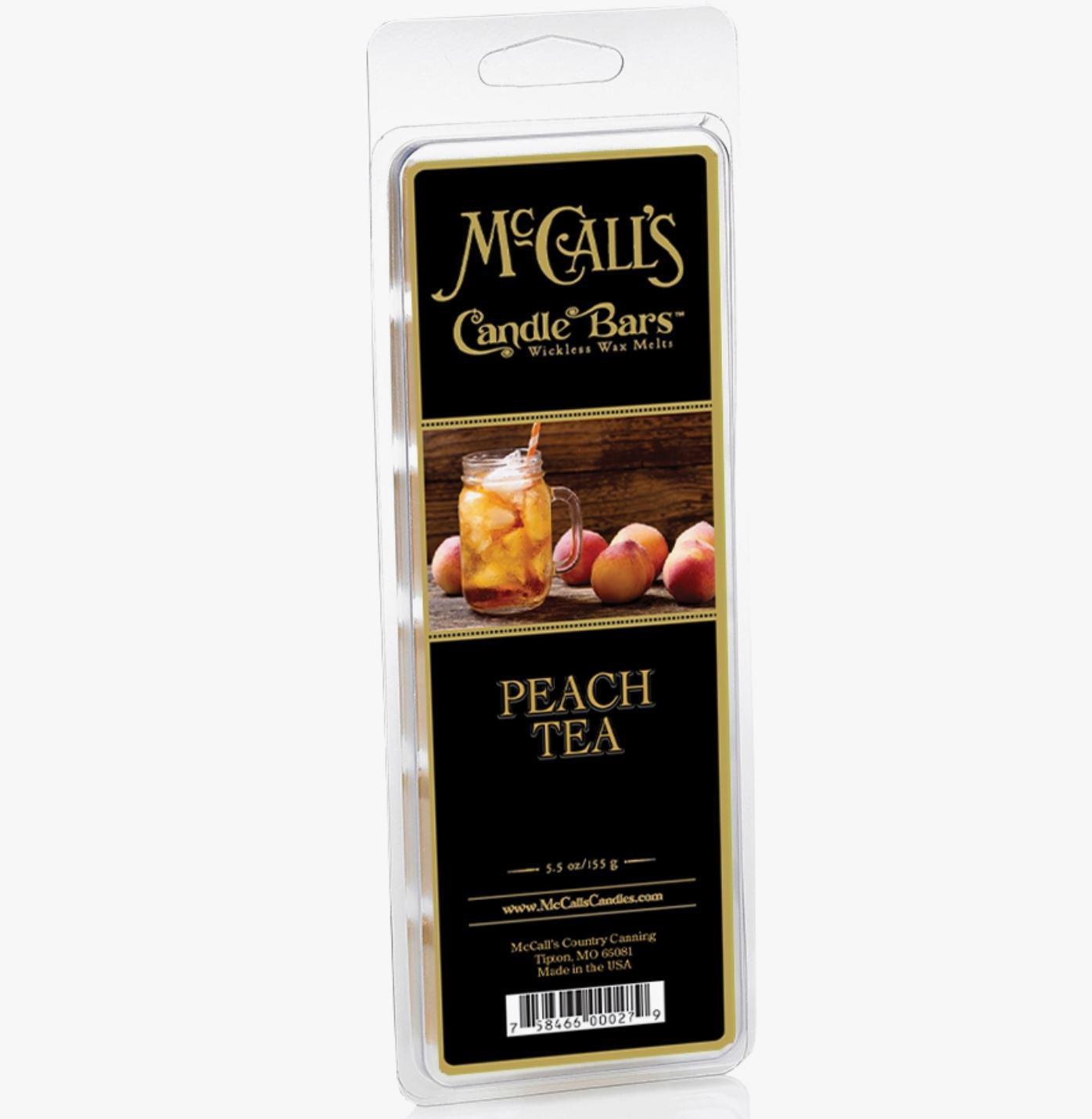 McCall's Candle Bars Wax Melts | Peach Tea