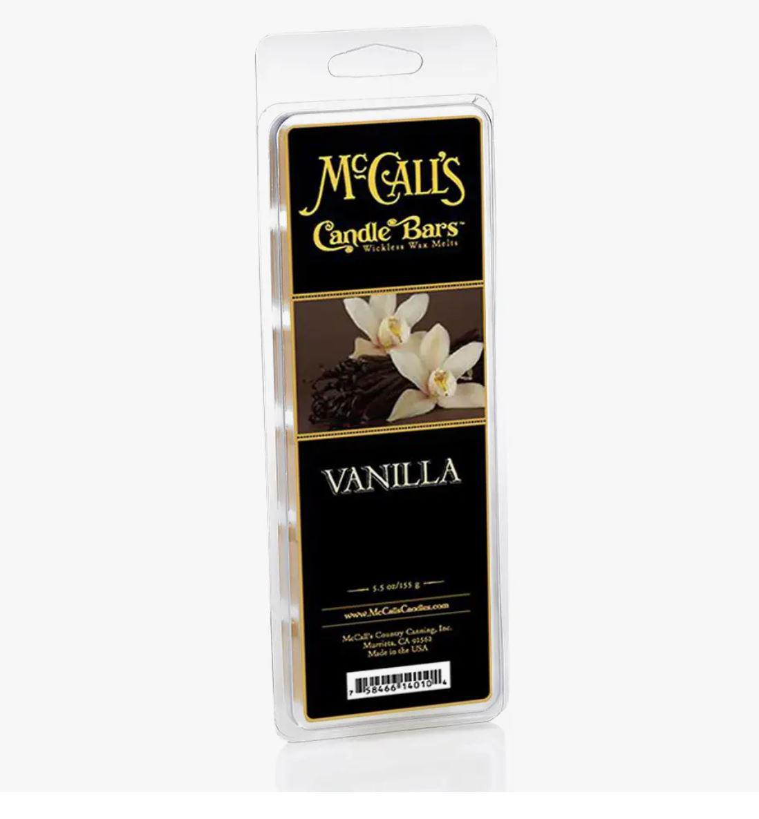 McCall's Candle Bars Wax Melts | Vanilla