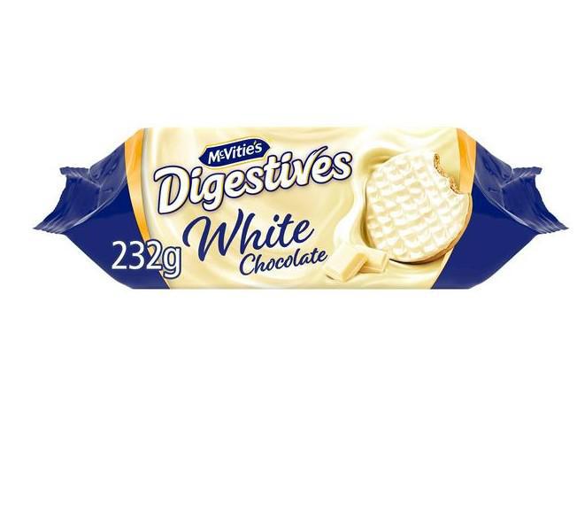 McVitie's Digestives Cookies | White Chocolate McVitie's Digestives Cookies | White Chocolate