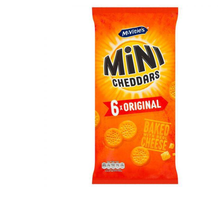 McVitie’s Mini Cheddars Original 6-pack
