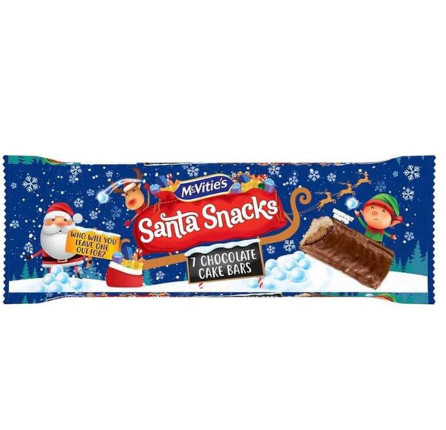 McVitie's Santa Snack Chocolate Cake Bars