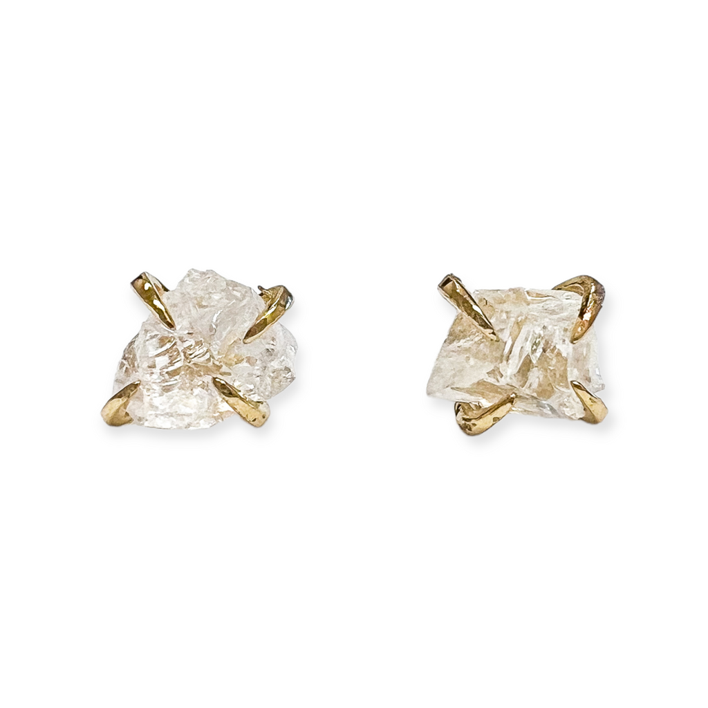Meghan Bo Clear Quartz Post Earrings