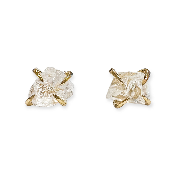 Meghan Bo Clear Quartz Post Earrings
