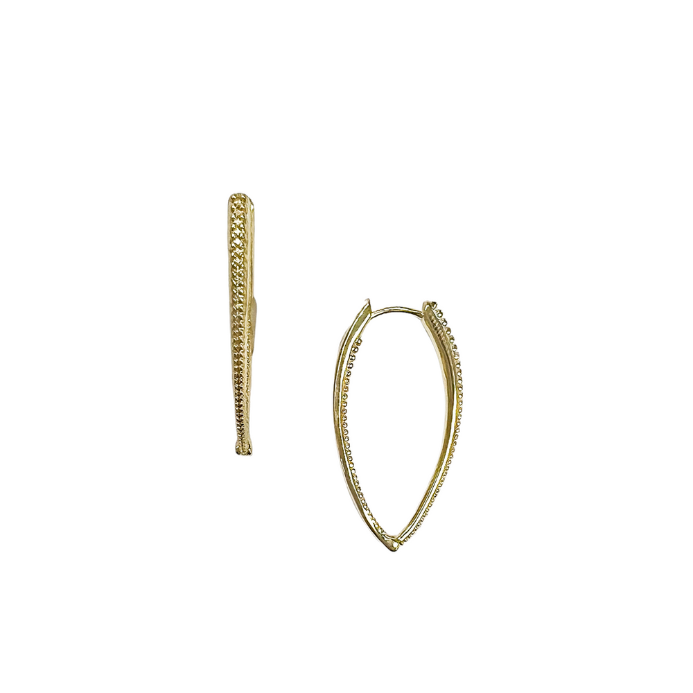 Meghan Bo Dotted Oval Hoops