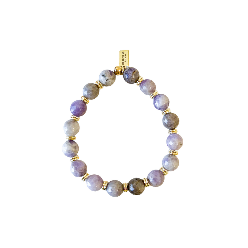 Meghan Bo Faceted Amethyst Bracelet