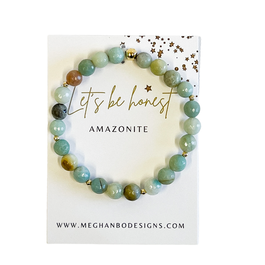 Meghan Bo Intention Bracelet Amazonite- Truth