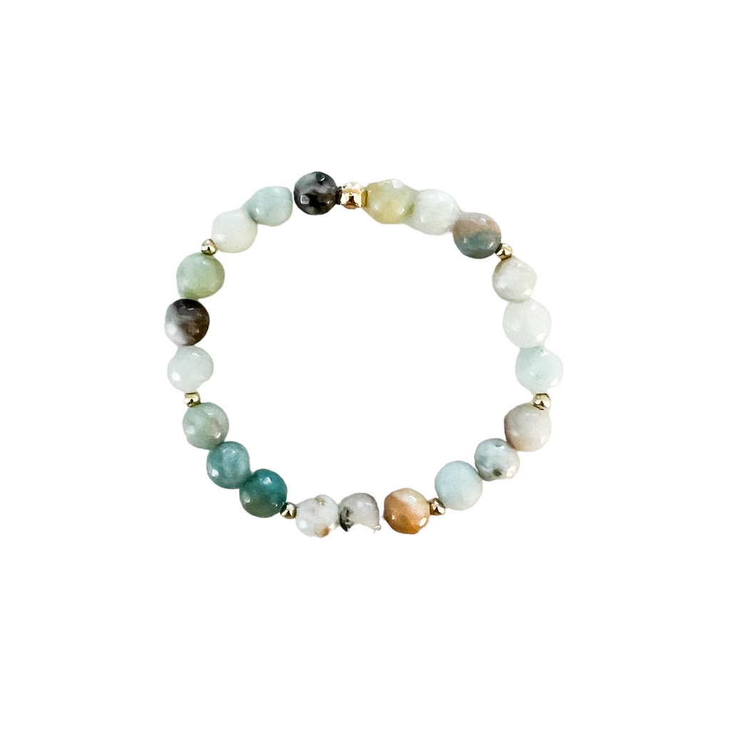 Meghan Bo Intention Bracelet Amazonite- Truth