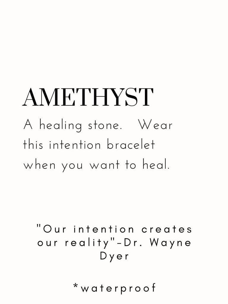 Meghan Bo Intention Bracelet Amethyst Healing