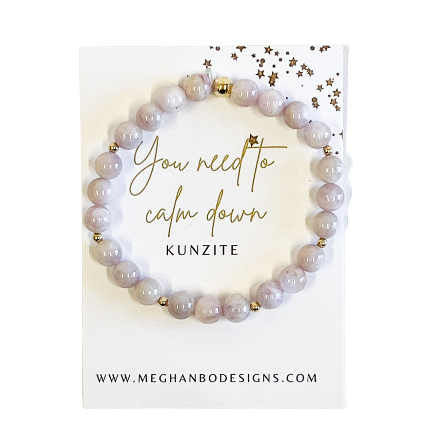 Meghan Bo Intention Bracelet Kunzite- Calming