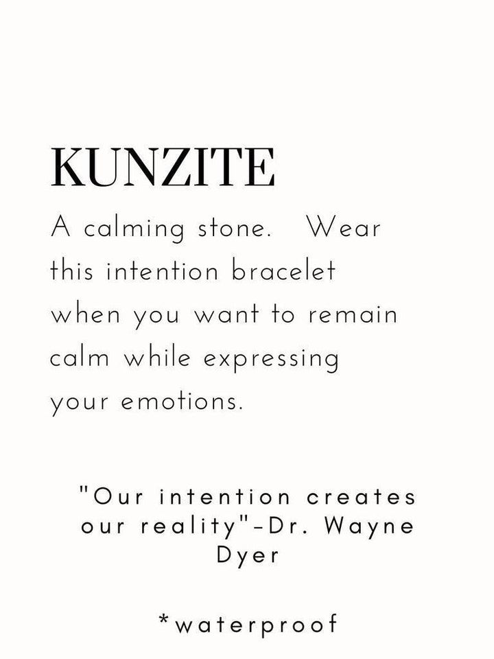 Meghan Bo Intention Bracelet Kunzite- Calming