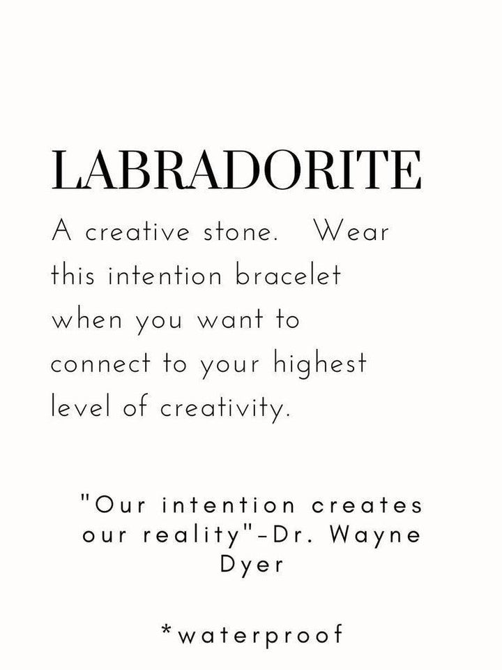 Meghan Bo Intention Bracelet Labradorite- Creativity
