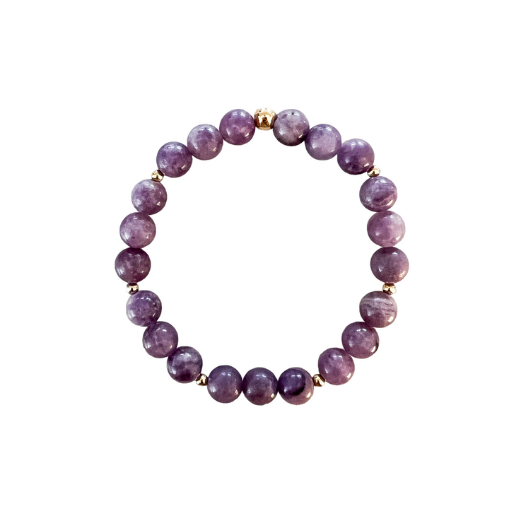 Meghan Bo Intention Bracelet Lepidolite- Independence