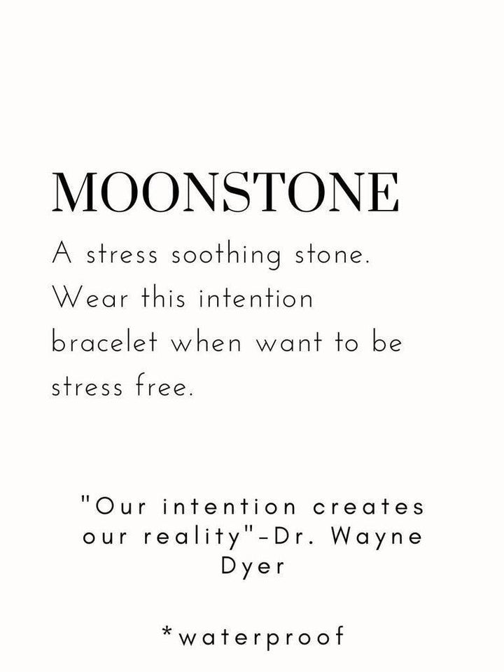 Meghan Bo Intention Bracelet Moonstone- Soothing