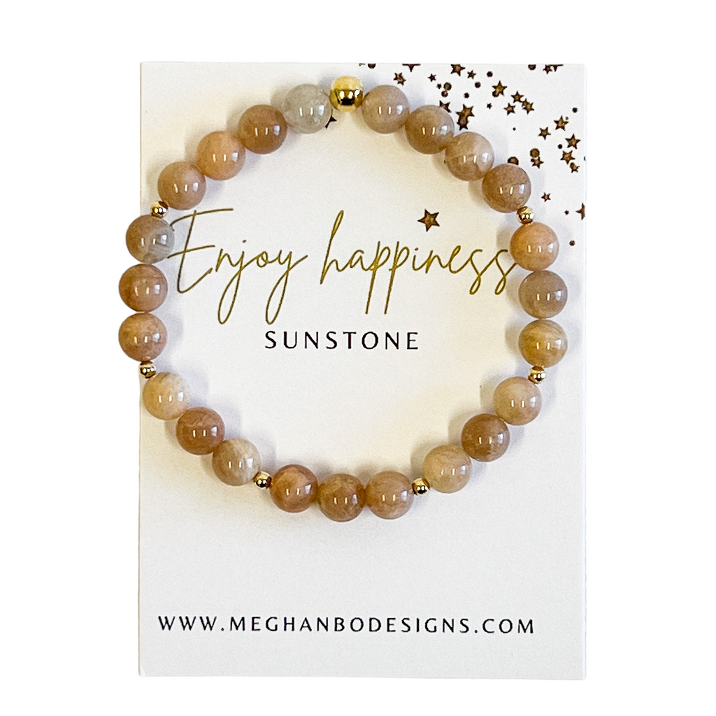 Meghan Bo Intention Bracelet Sunstone- Joy