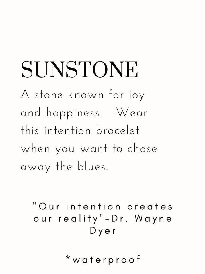 Meghan Bo Intention Bracelet Sunstone- Joy
