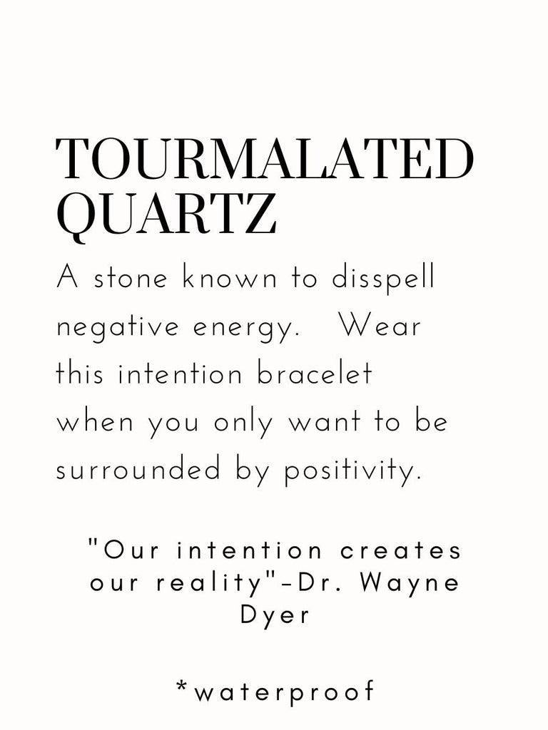 Meghan Bo Intention Bracelet Tourmalated Quartz- Positivity