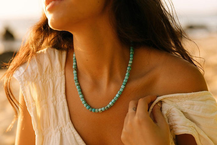 Meghan Bo Turquoise Toggle Necklace