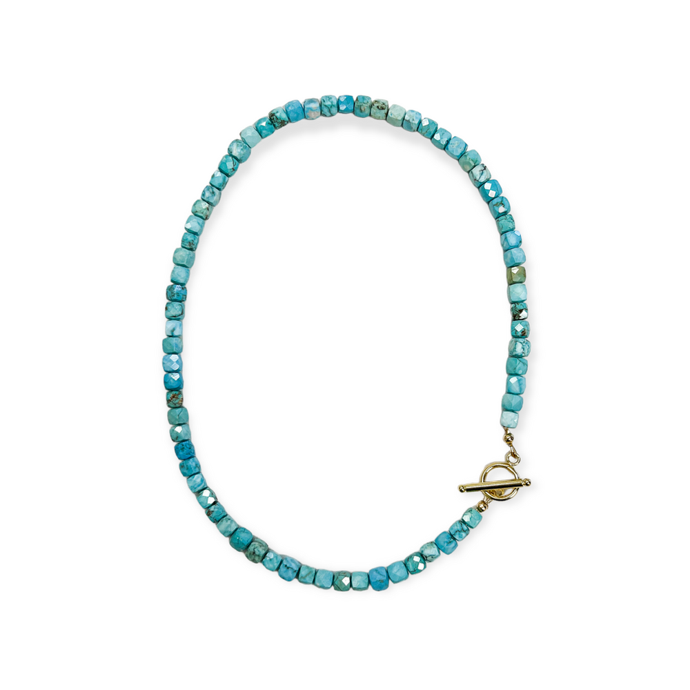 Meghan Bo Turquoise Toggle Necklace