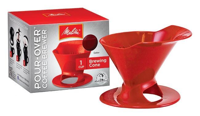 Melitta Pour-Over Coffee Brewing Cone Melitta Pour-Over Coffee Brewing Cone
