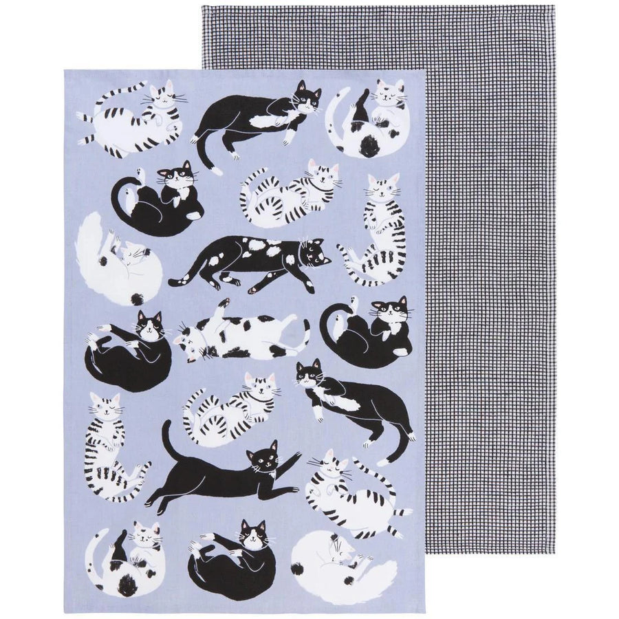Meow & Furever Dishtowels Set of 2 Meow & Furever Dishtowels Set of 2